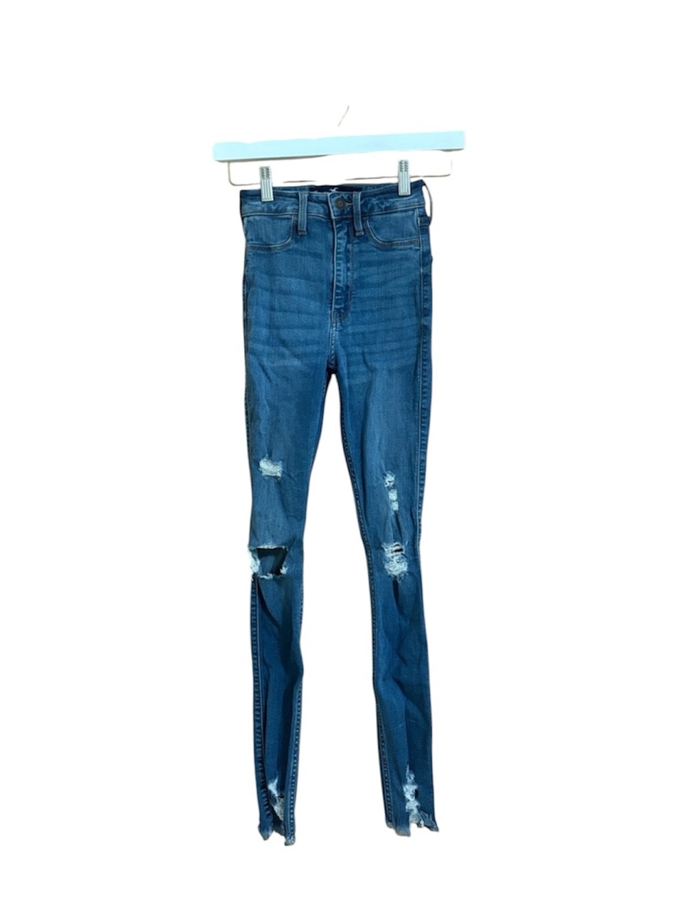 Hollister Ultra High-Rise Distressed Jean Legging Size 00